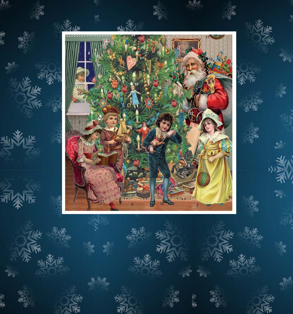 Viktorianische Adventskalender mit Motiven aus dem früheren England - Sellmer Adventskalender