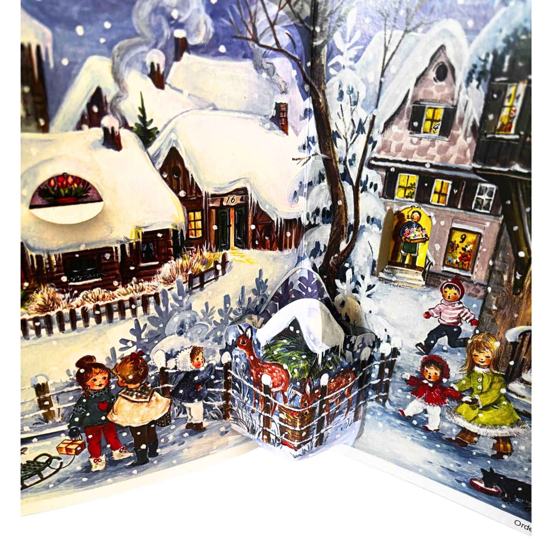 Advent Calendar Panorama "It's Snowing!"