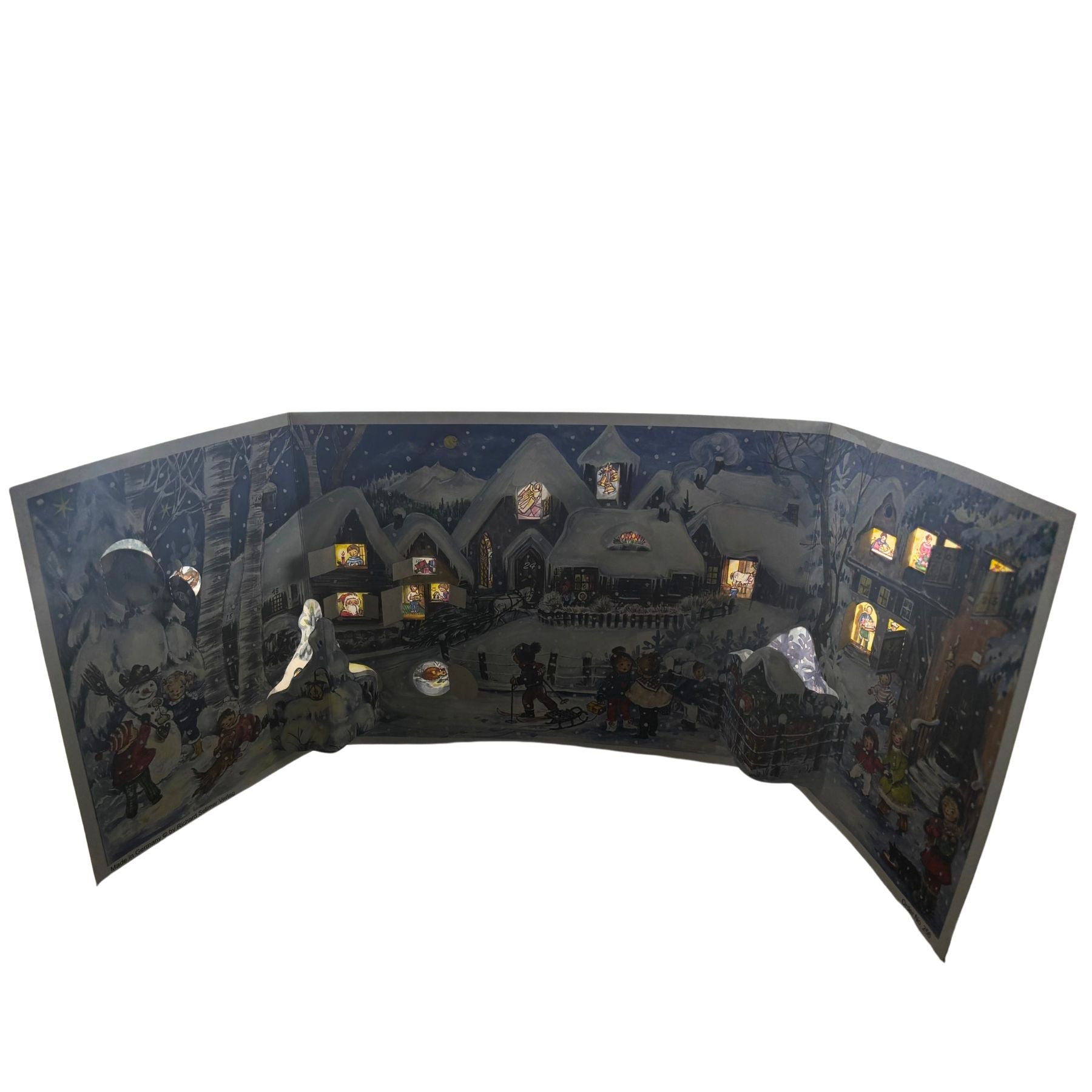 Calendario de Adviento Panorama "¡Está nevando!"