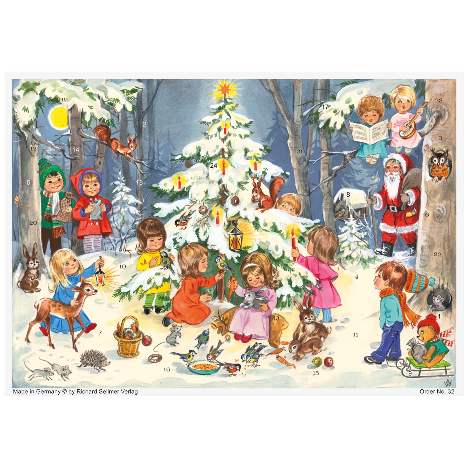 Advent calendar "Fun and games at the Christmas tree"