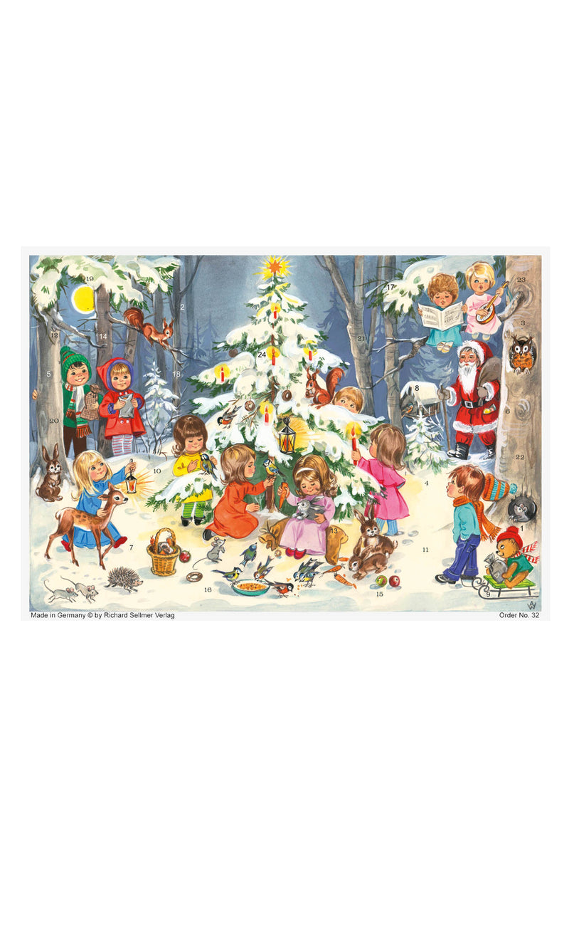 Advent calendar "Fun at the Christmas tree"