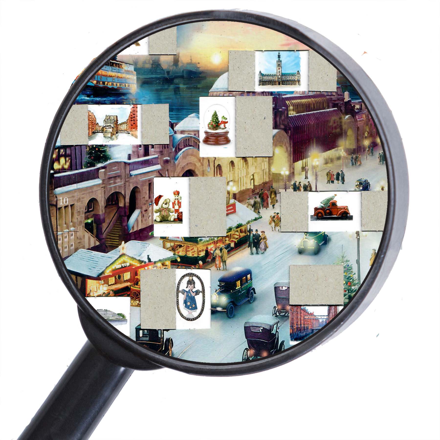 Advent calendar "Hamburg Landungsbrücken"