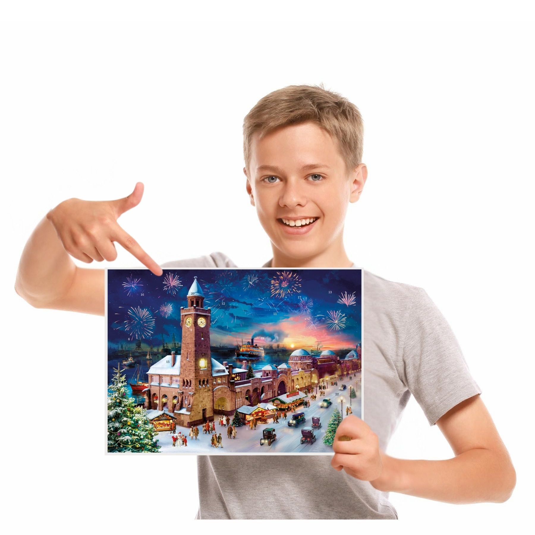 Adventskalender "Hamburg Landungsbrücken"