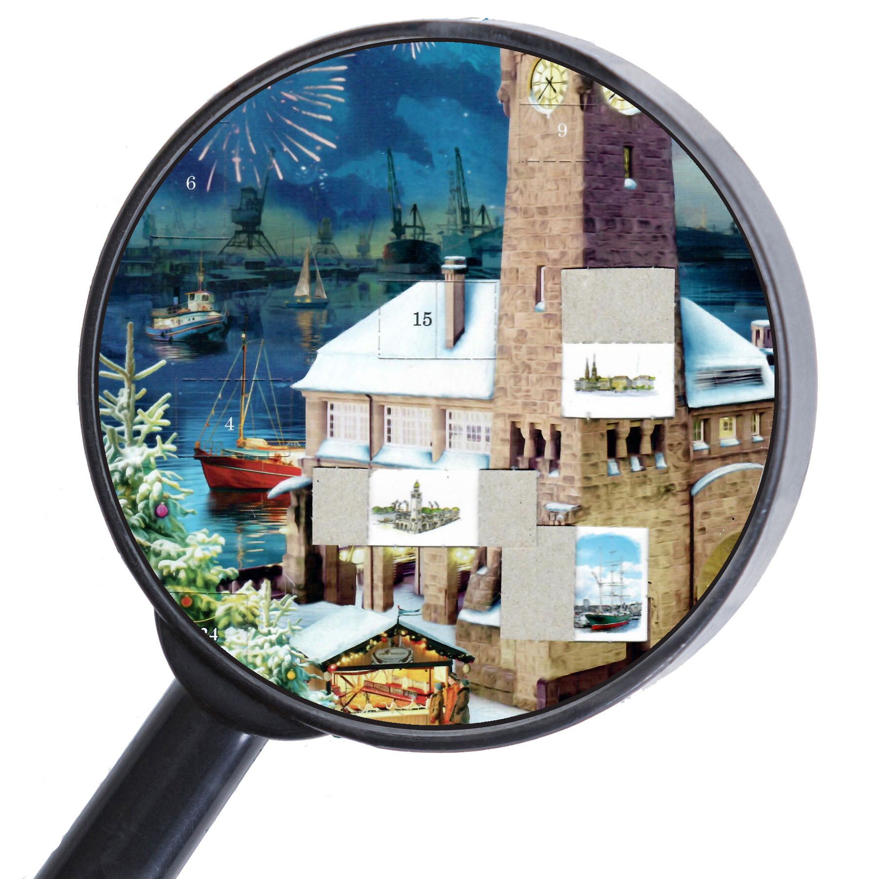 Adventskalender "Hamburg Landungsbrücken"