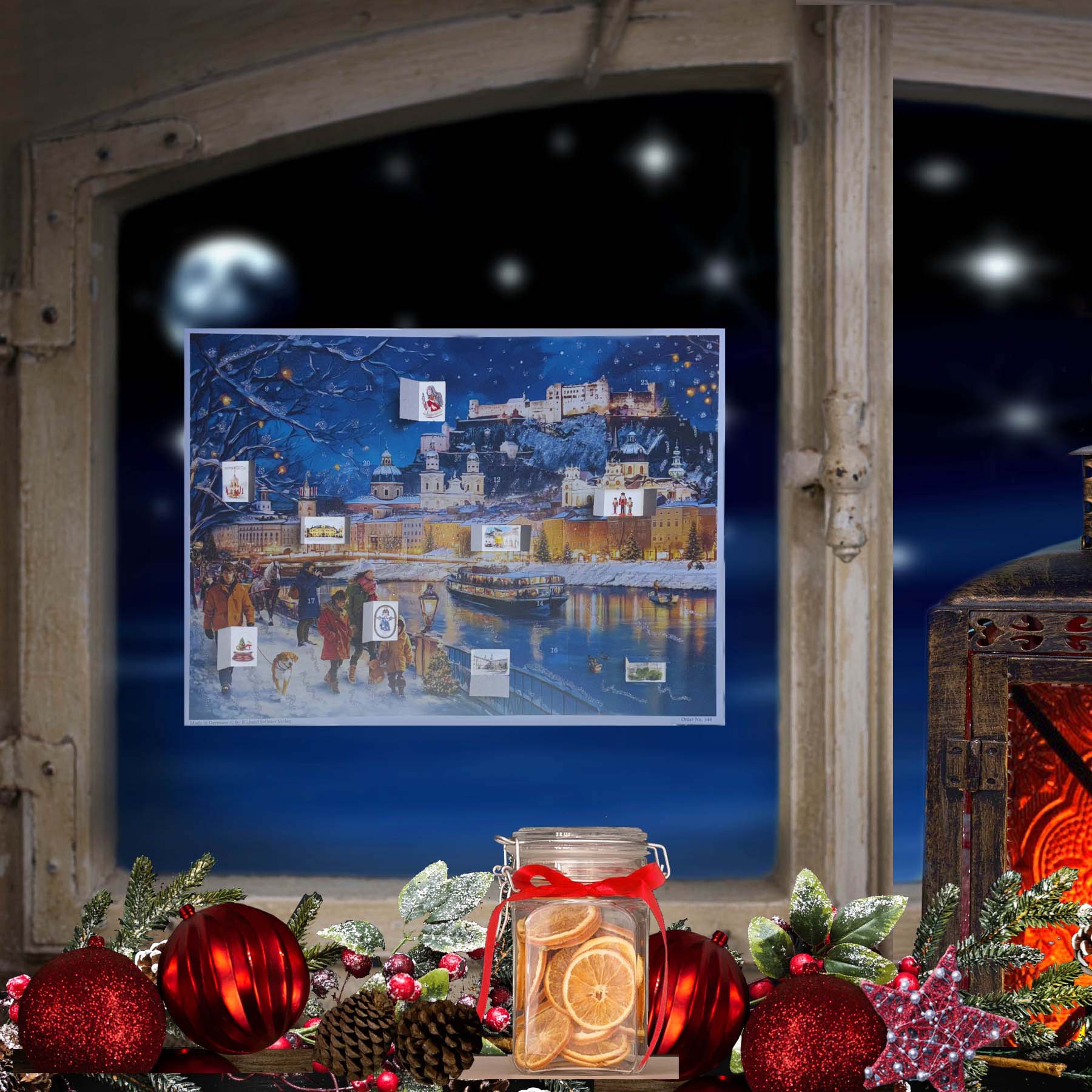 Adventskalender 344 am Fenster