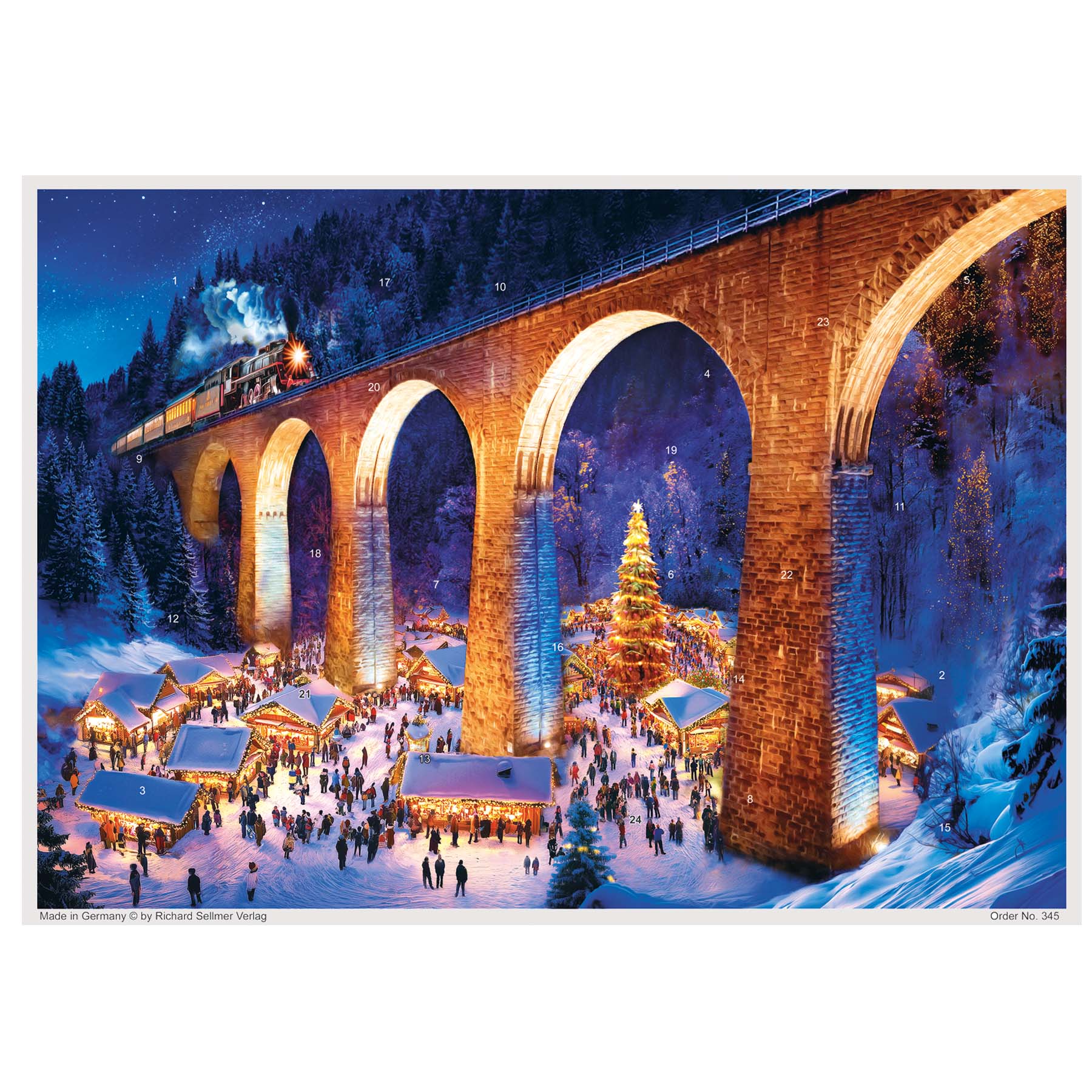 Adventskalender „Budenzauber unterm Eisenbahnviadukt“