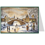 Postkarten-Adventskalender "An der Brücke"