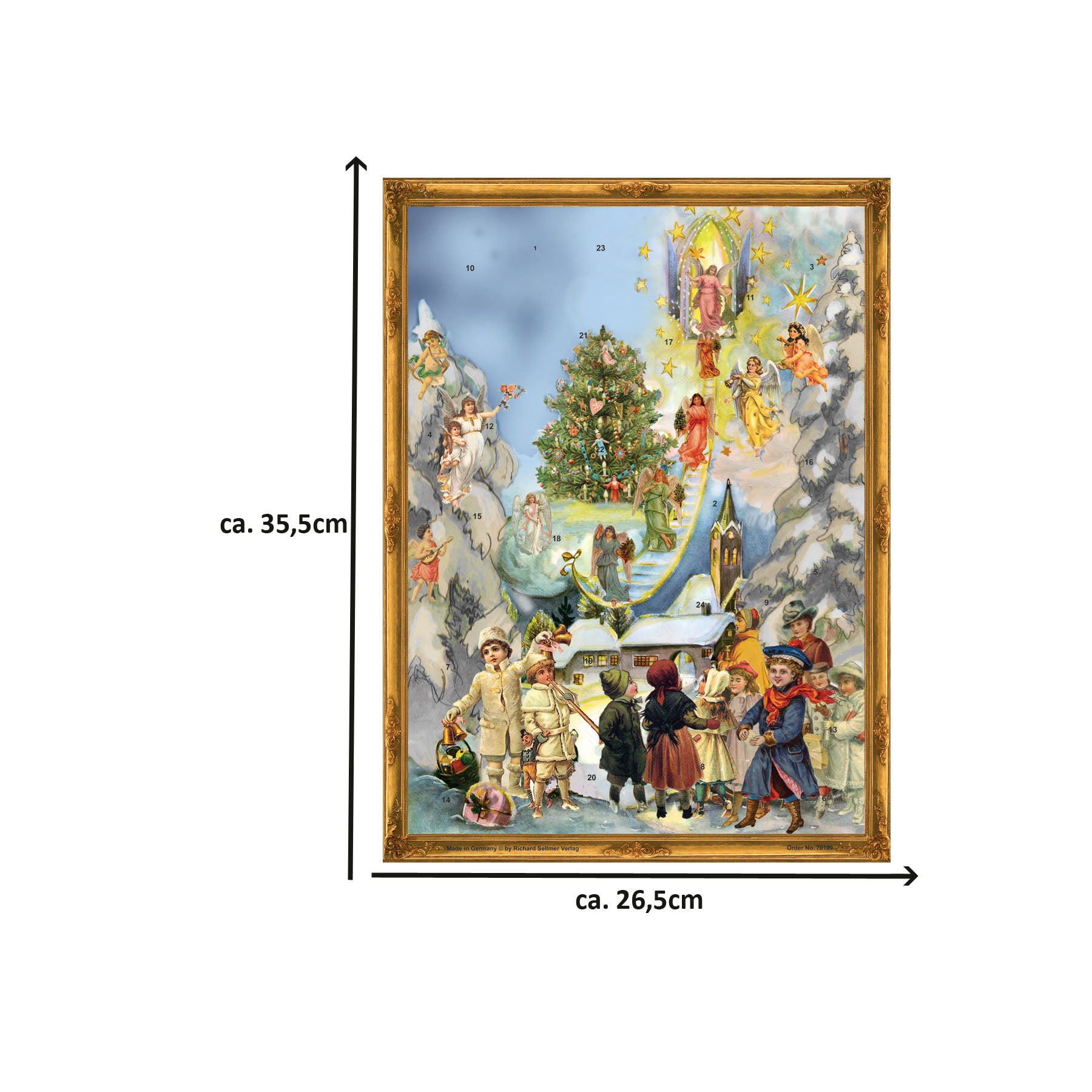Calendario dell'Avvento "Auf der Himmelsleiter"