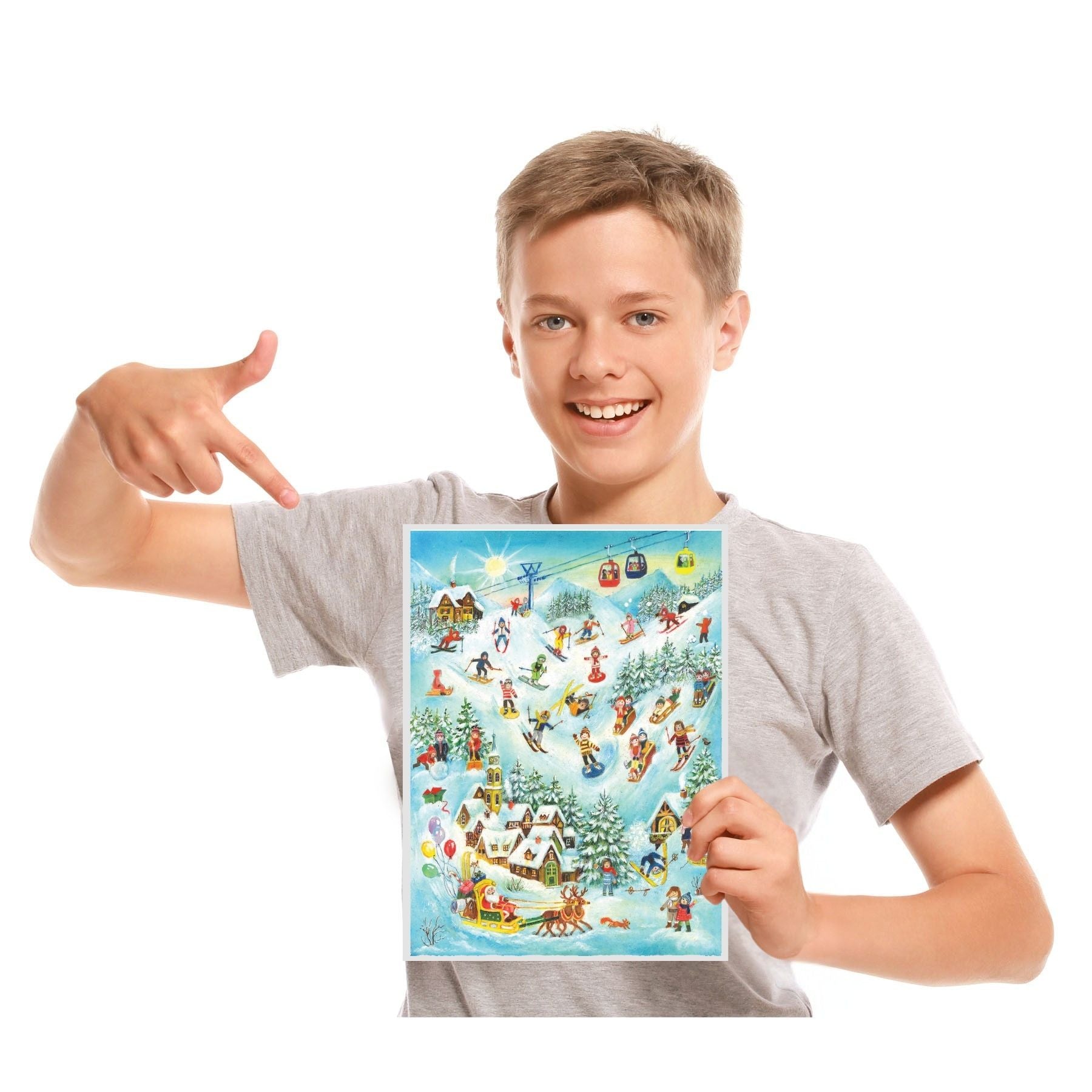 Adventskalender "Ski-Spaß" - Junge thumbnail