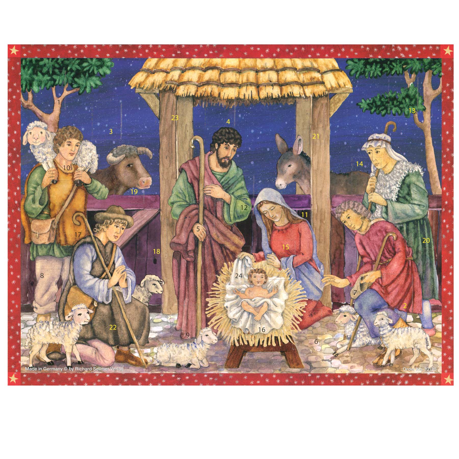 Calendario dell'Avvento "Il Salvatore è nato"