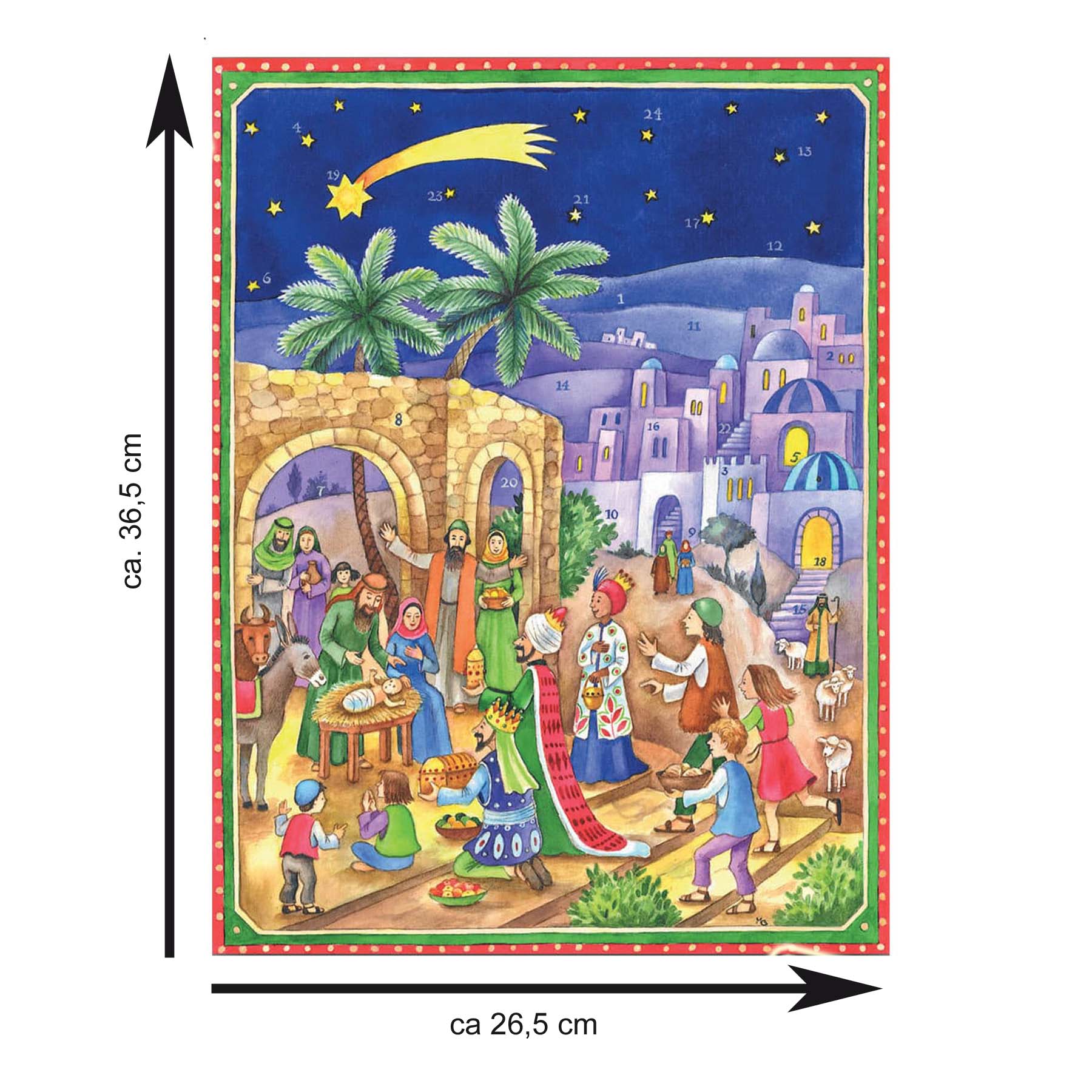 Adventskalender „An der Krippe von Bethlehem“