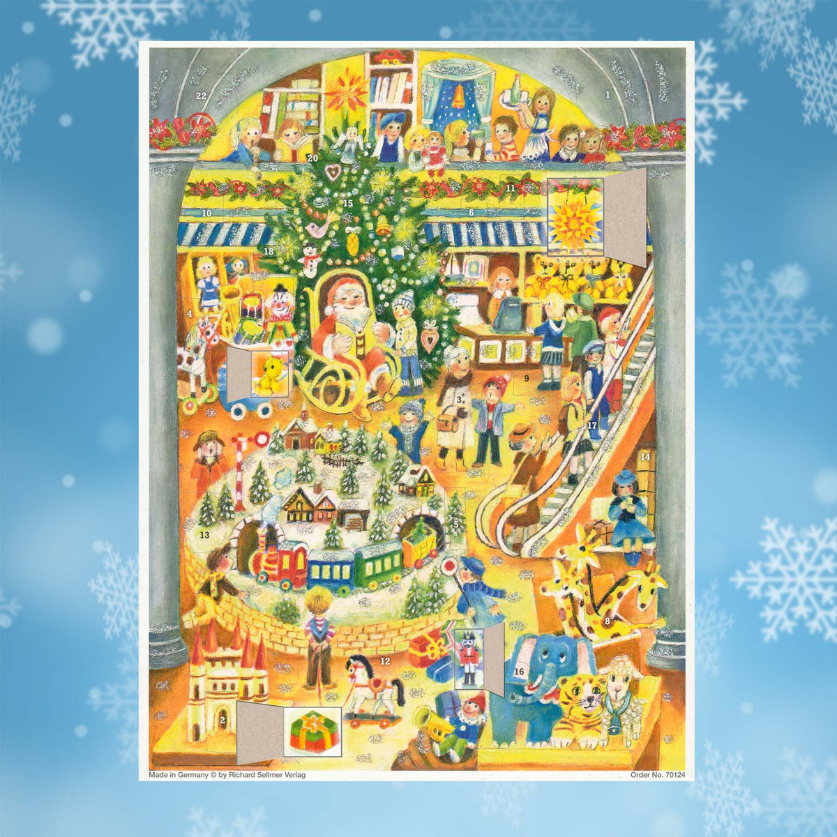 Adventskalender „Weihnachtlicher Spielzeugladen“