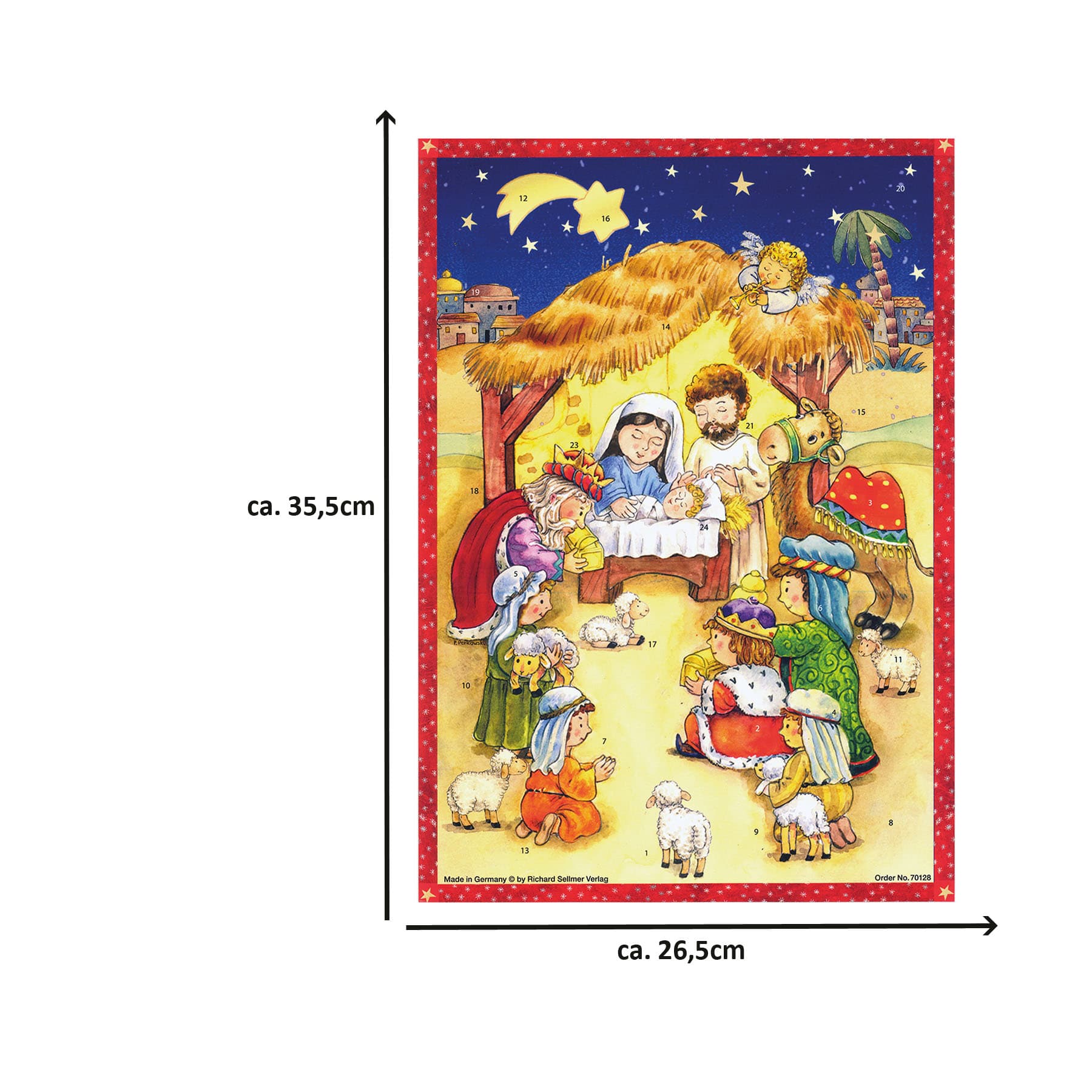 Adventskalender 70128 Gößenangabe miniatura
