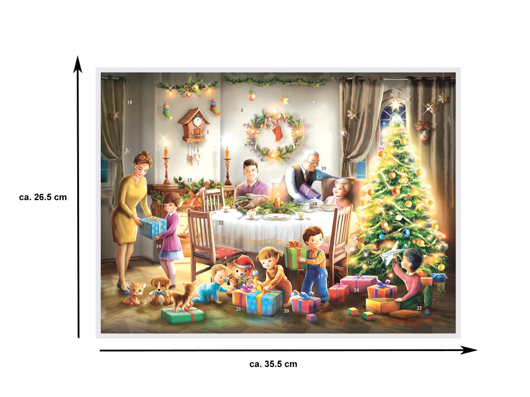 Advent calendar "Today is gift-giving"