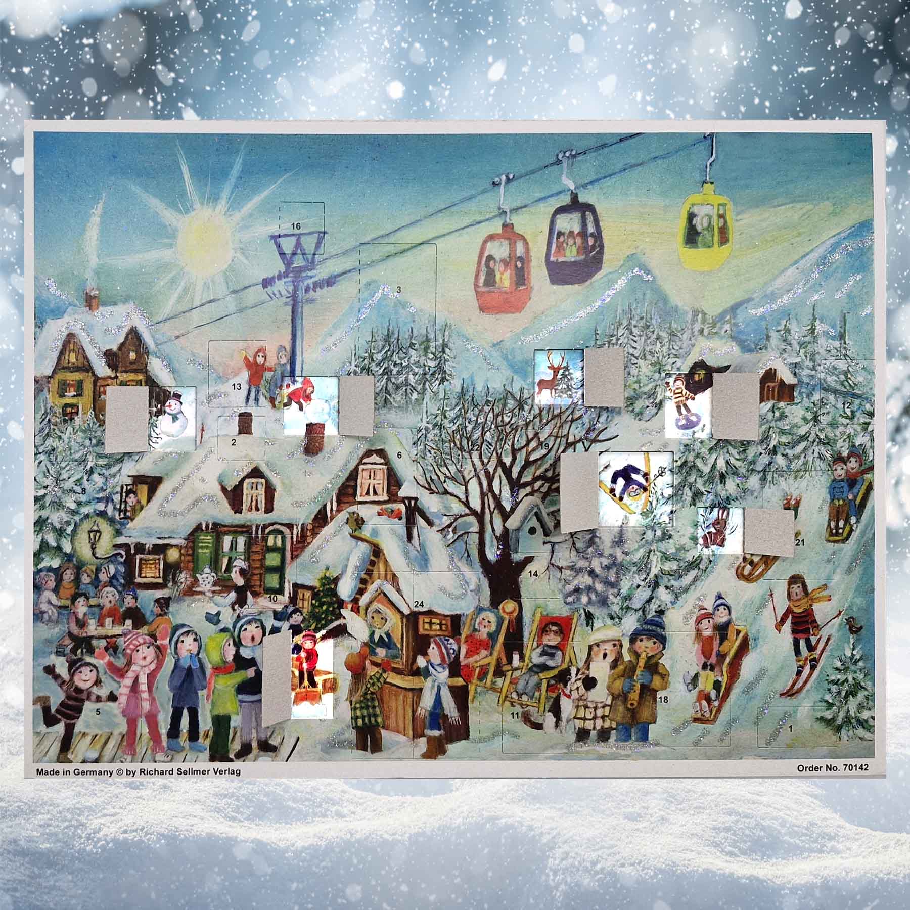 Advent calendar "In the ski area"