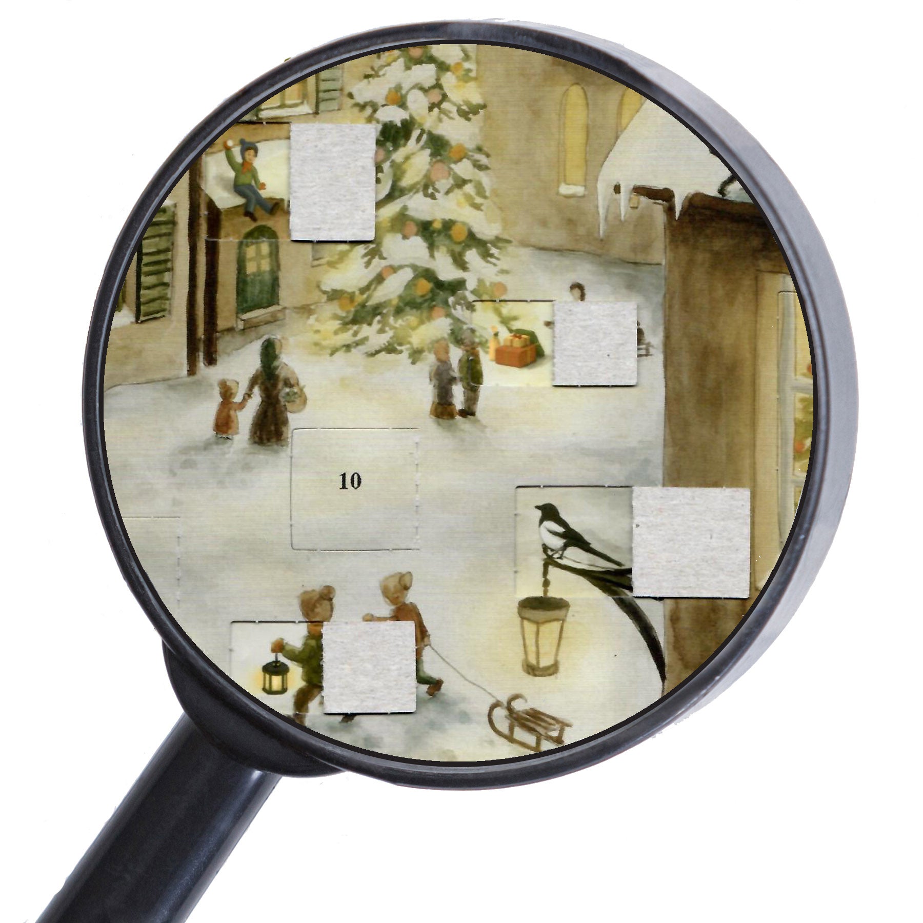 Calendrier de l'Avent « Veillée de Noël au village »