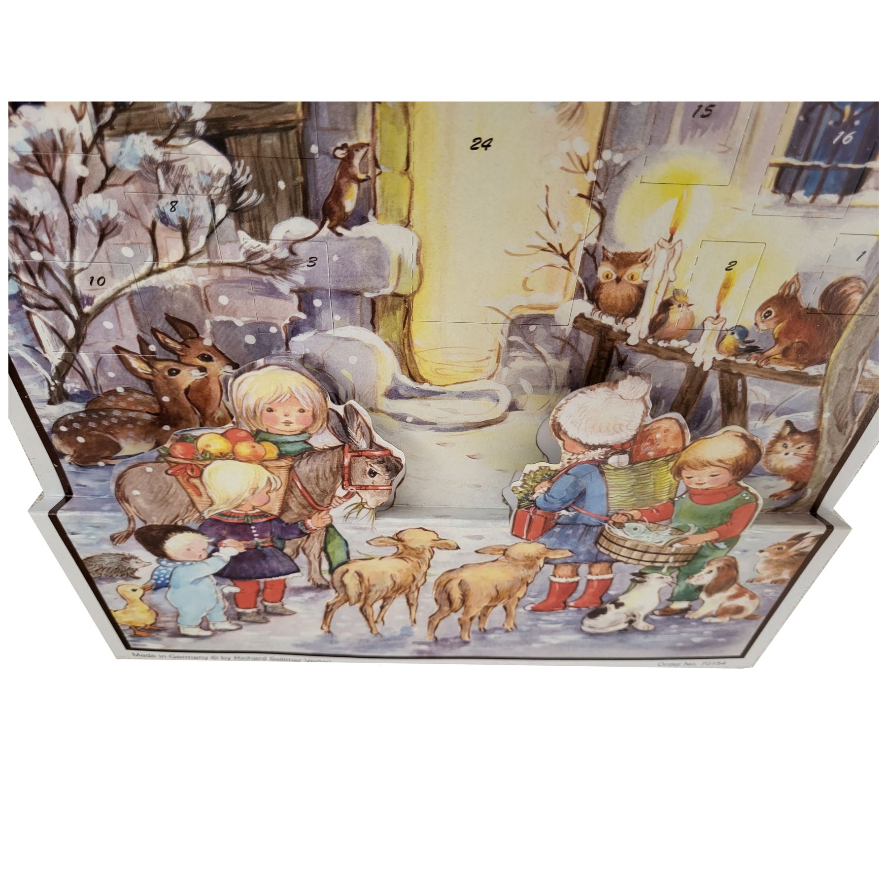 Adventskalender Ansicht 3-D Optik