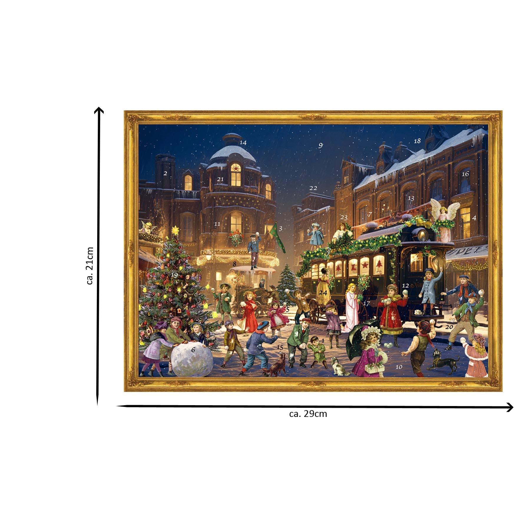 Adventskalender "Weihnachtlicher Bahnhof"