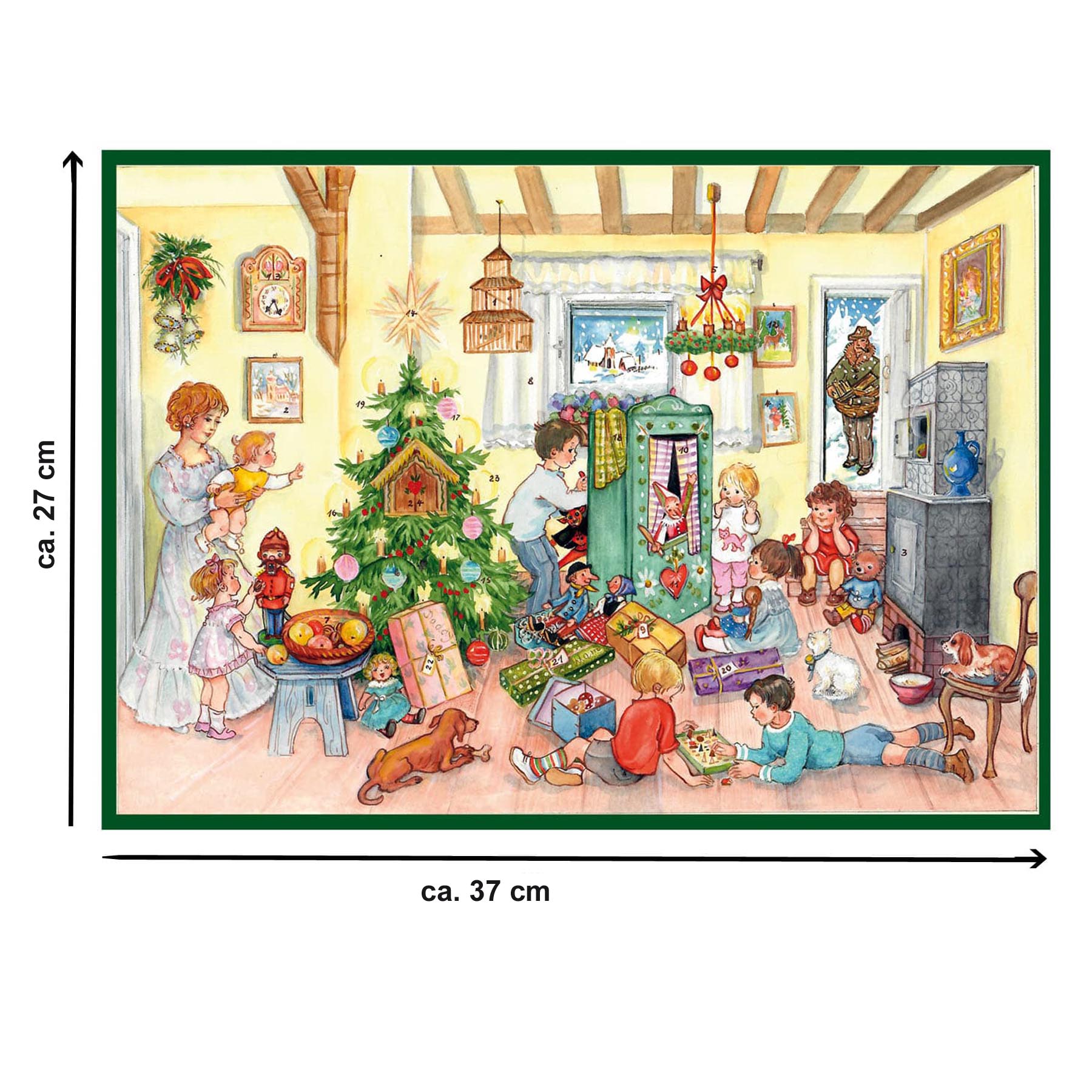 Adventskalender "Bescherung an Heilig Abend"