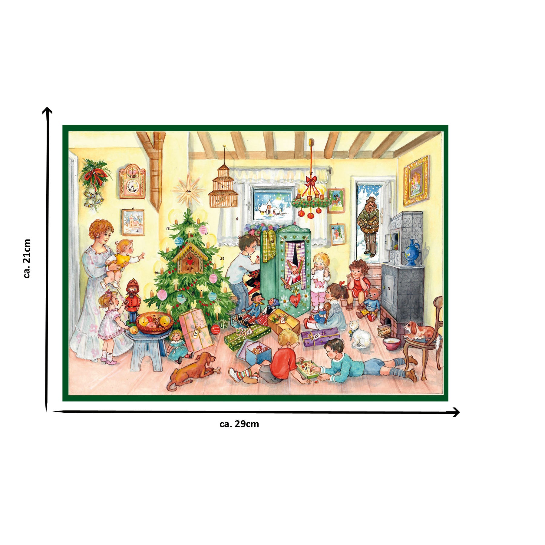 Adventskalender "Bescherung an Heilig Abend"