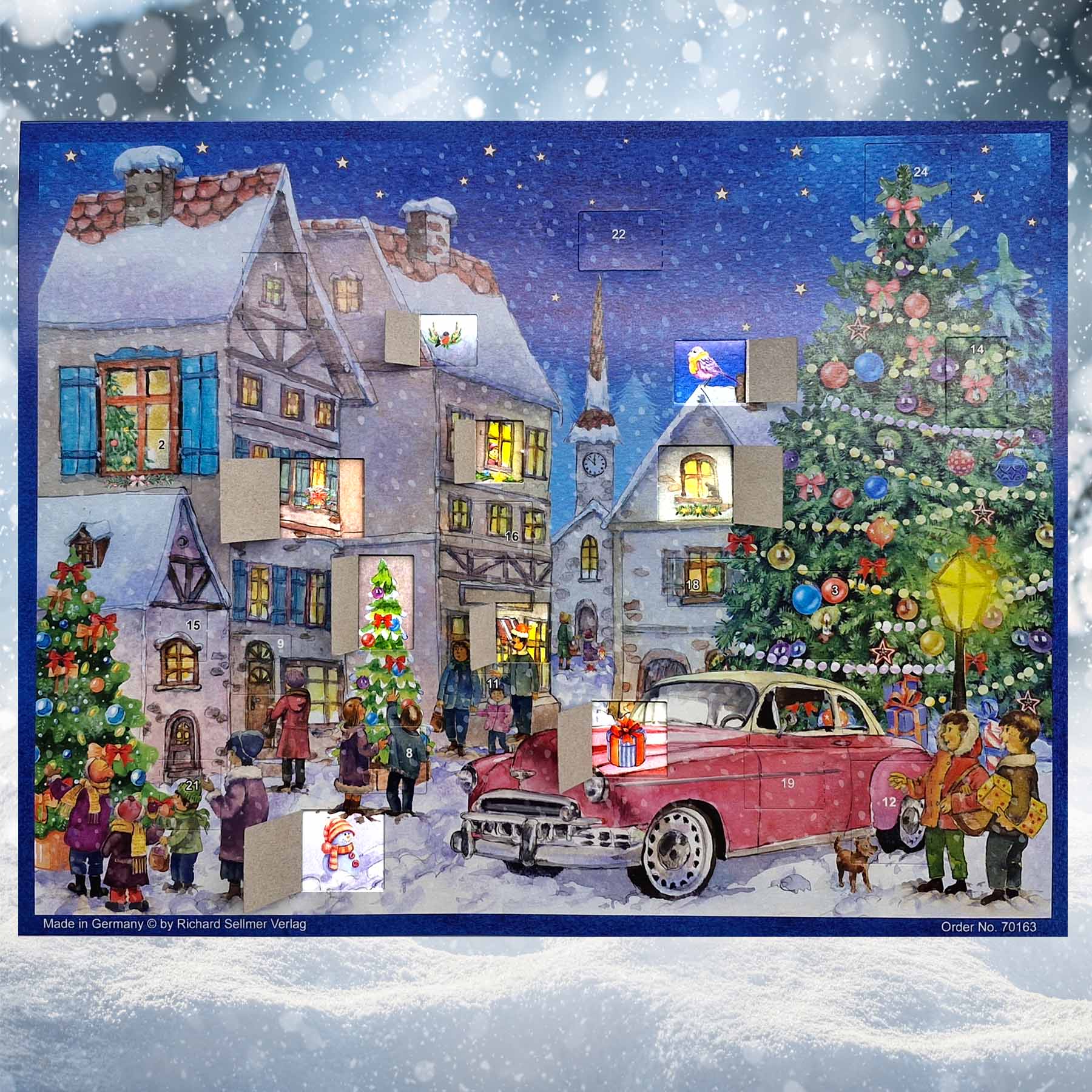 Adventskalender „Mit dem Oldtimer zum Fest“