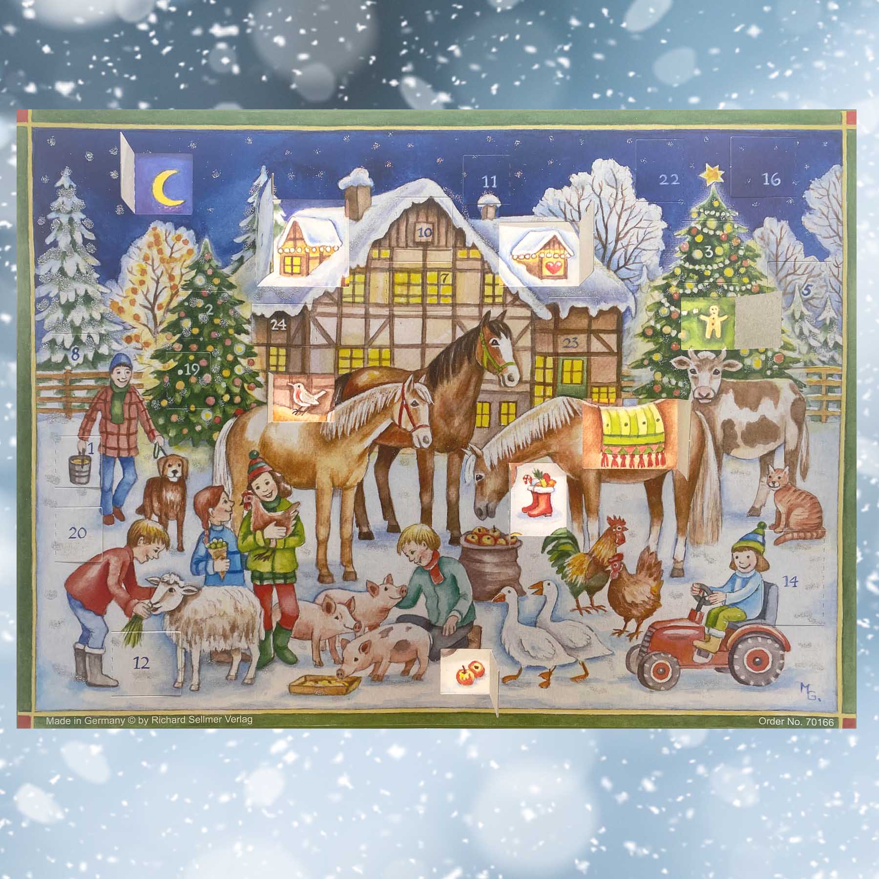 Adventskalender "Weihnachten mit den Tieren"