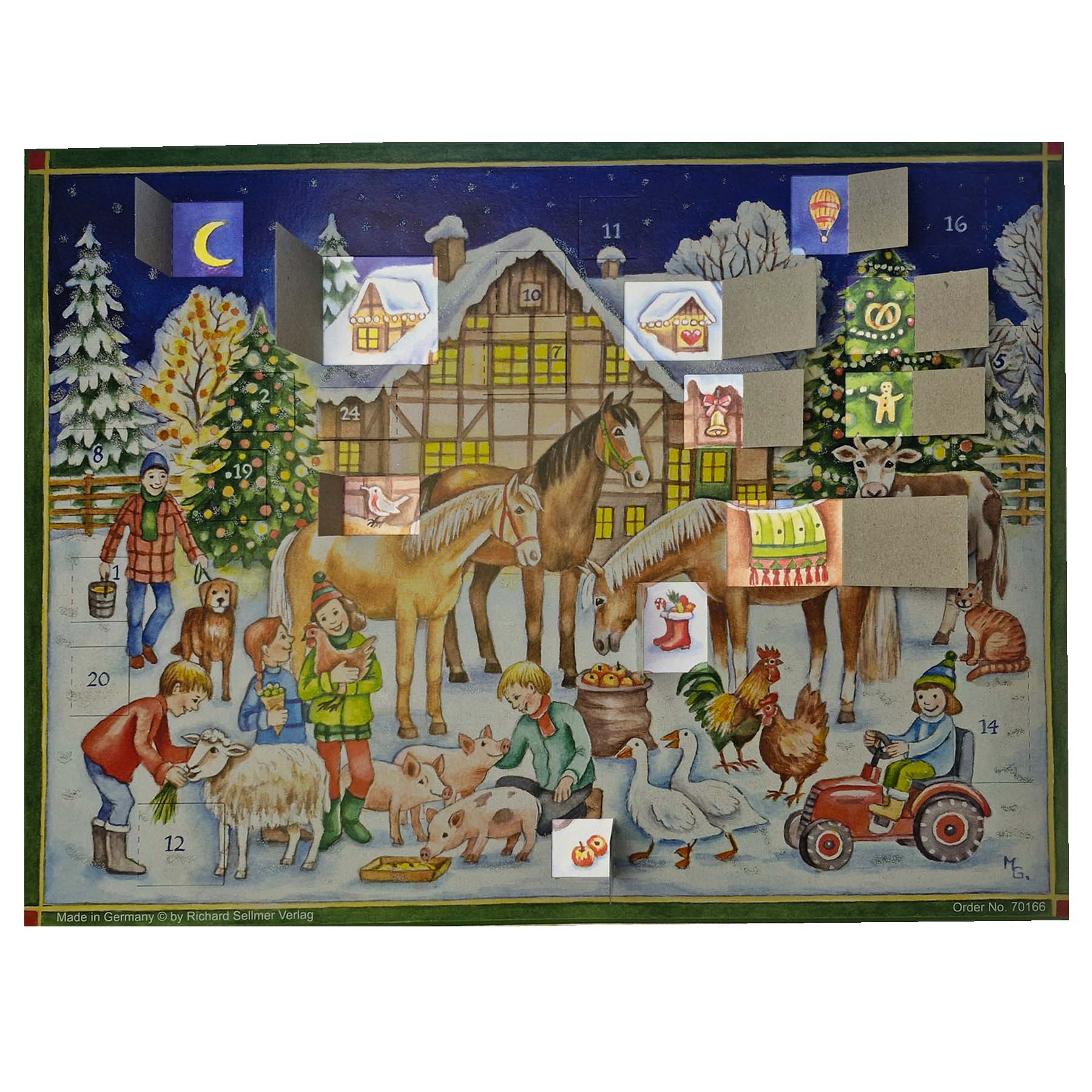 Advent Calendar "Christmas with the Animals" - NEW