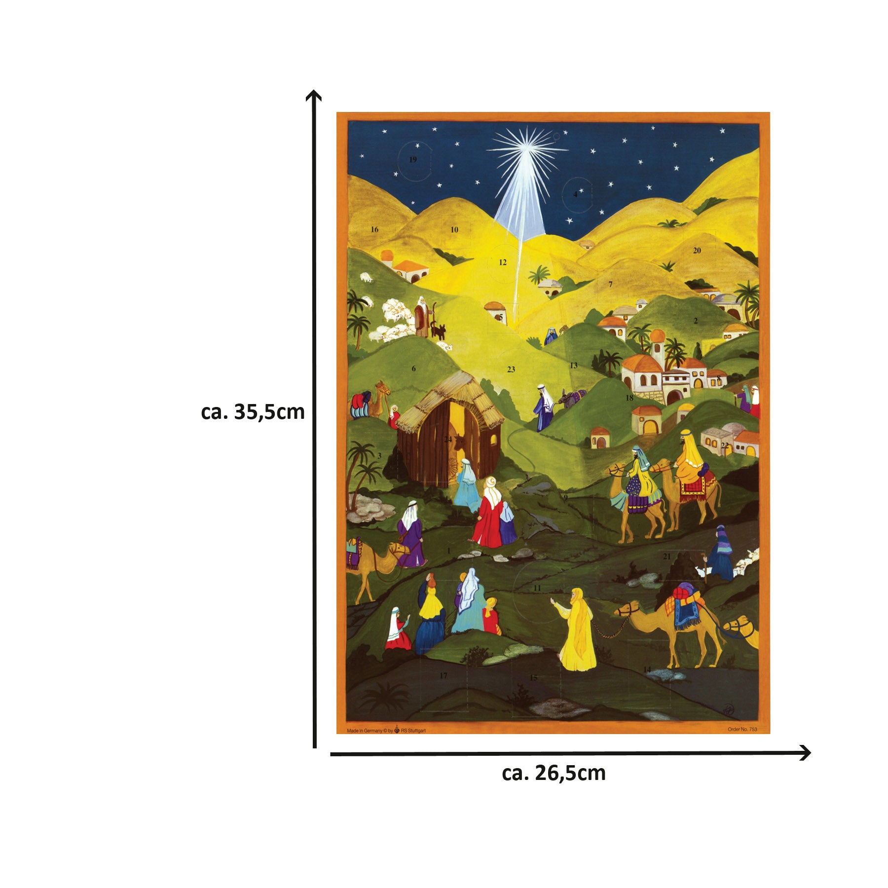 Advent calendar "In the Hills of Bethlehem"