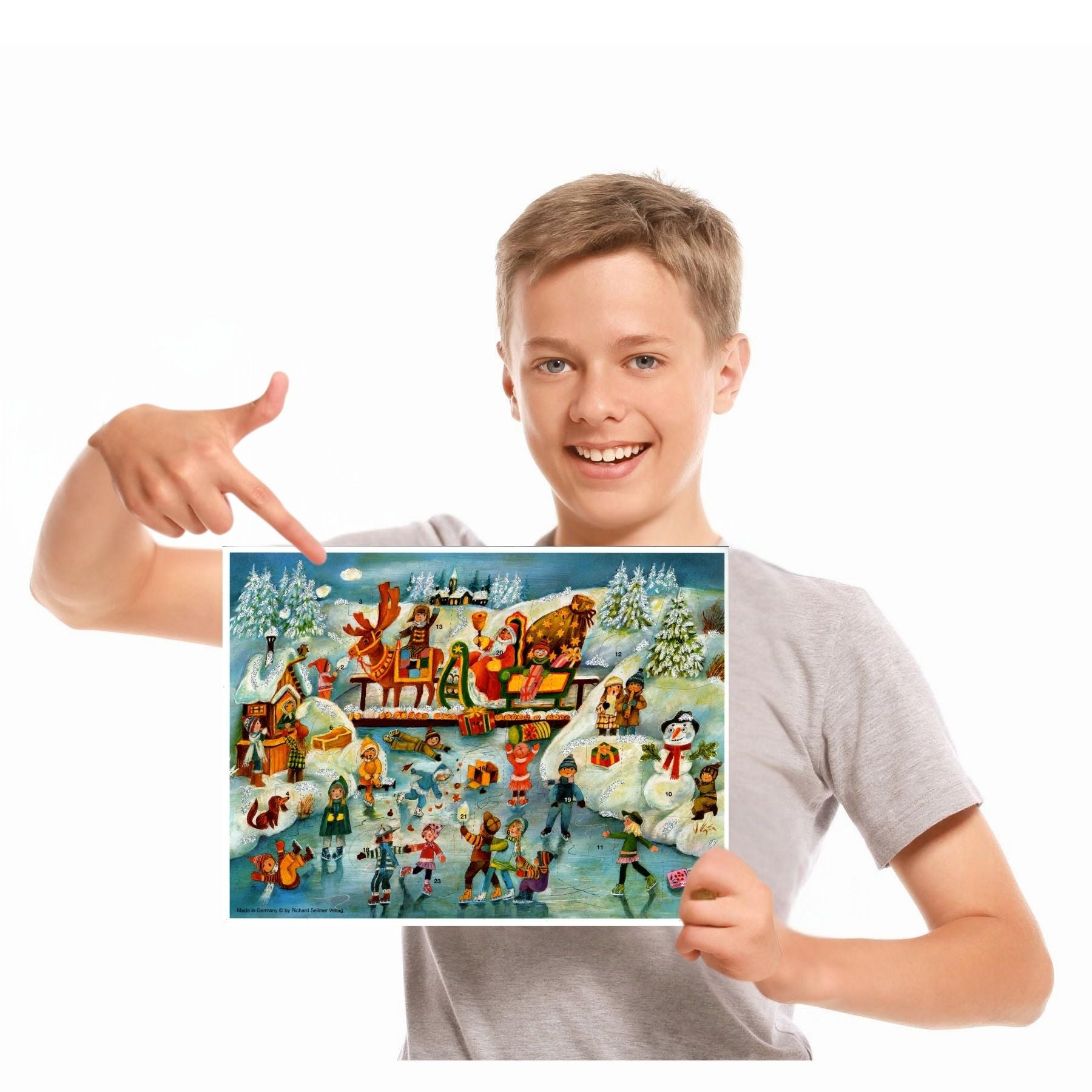 Adventskalender "Spaß beim Eislaufen"