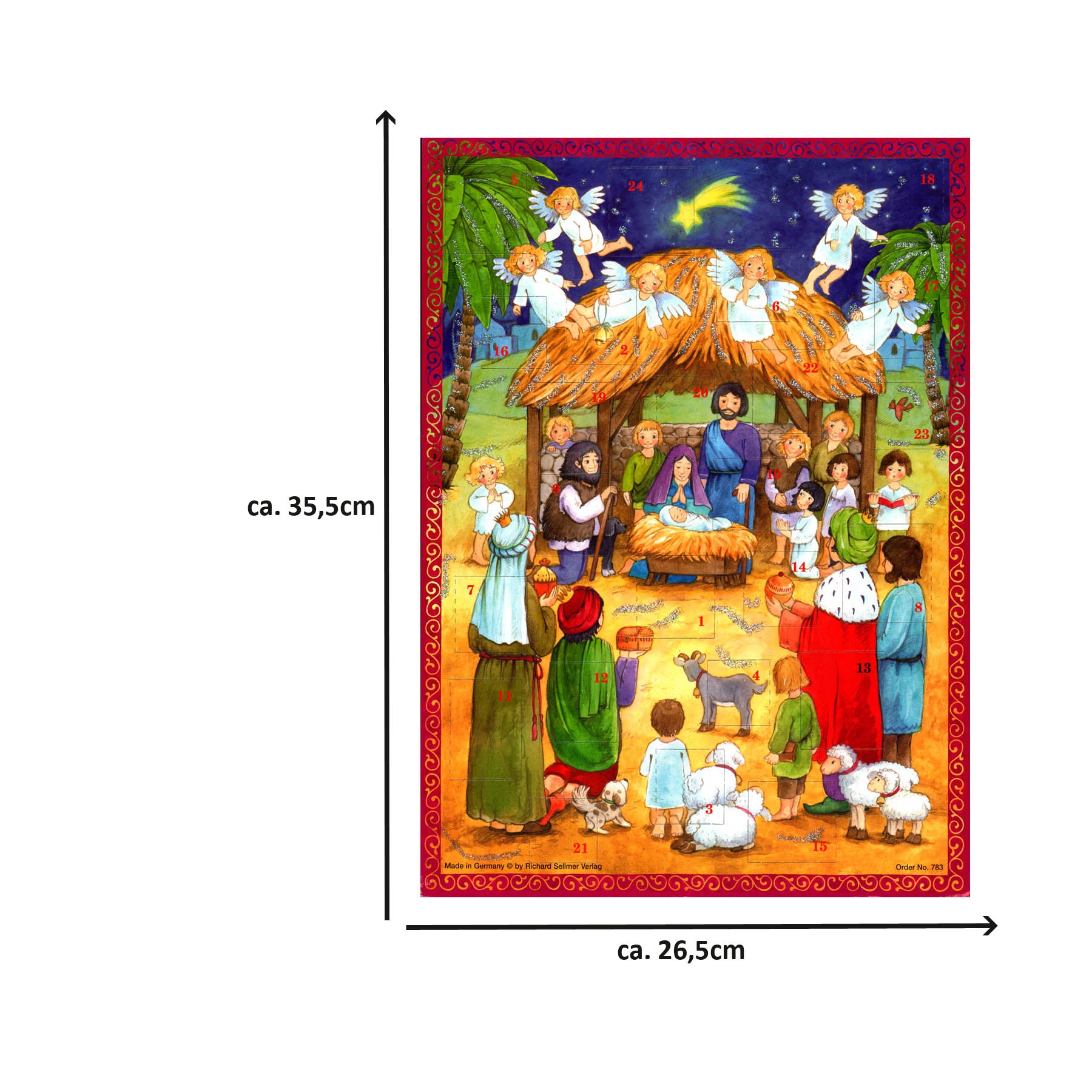 Adventskalender "Mit den Engeln an der Krippe"