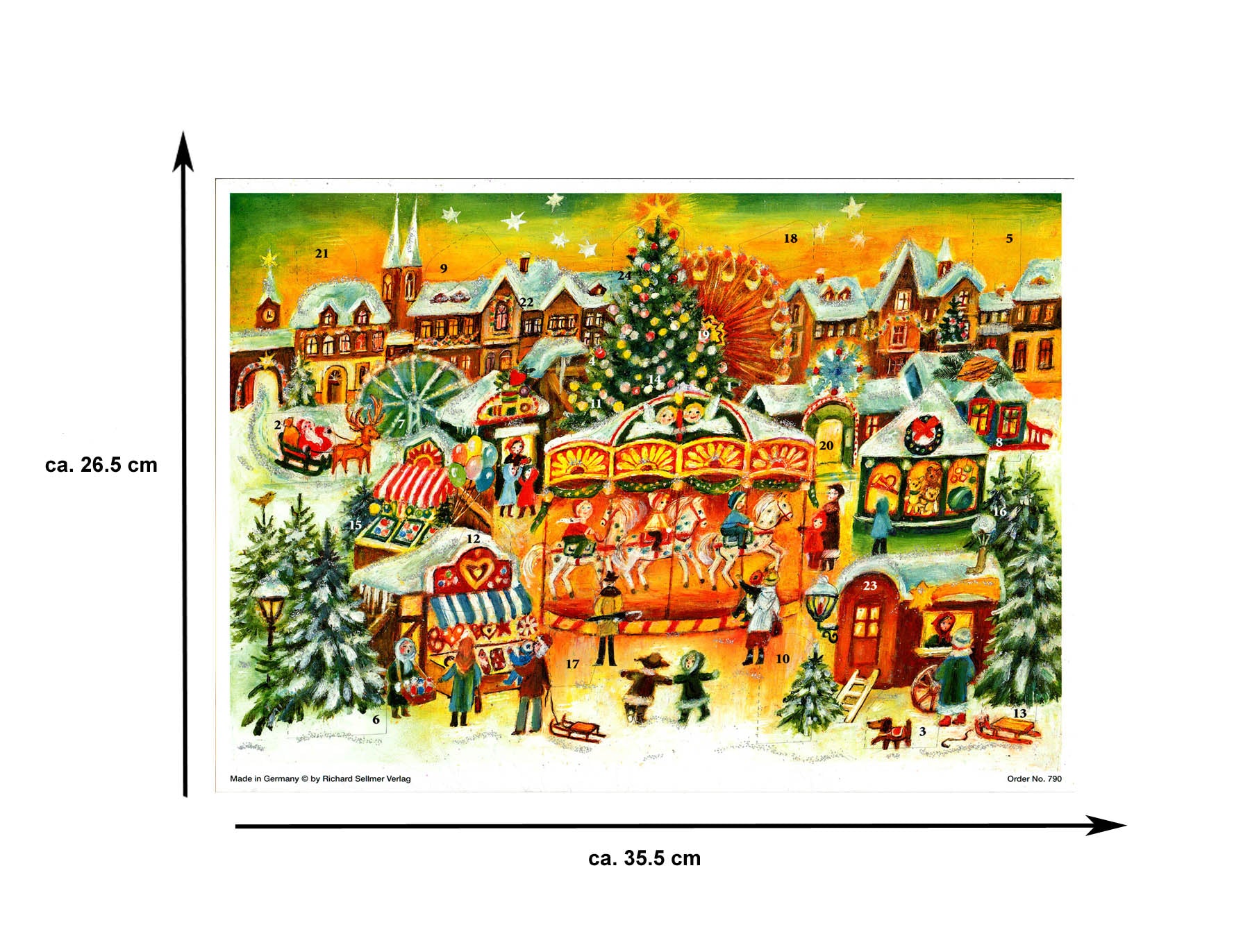 Adventskalender "Weihnachtlicher Jahrmarkt"
