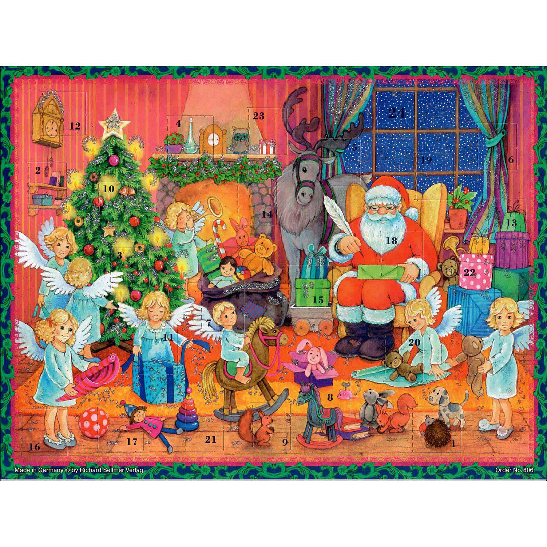 Adventskalender A4 "Weihnachtsvorbereitungen"