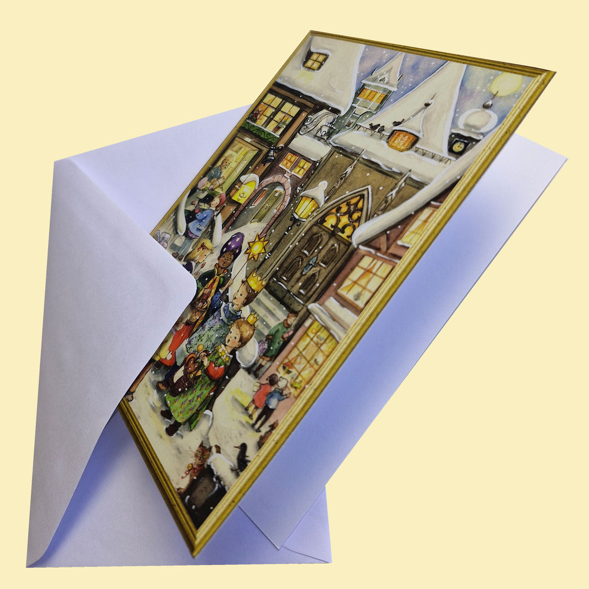 Christmas card “Carol Singers”