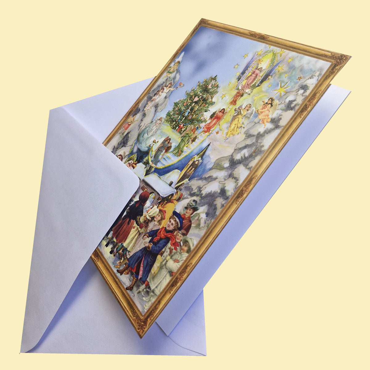 Carte de Noël « Sur l’échelle céleste »