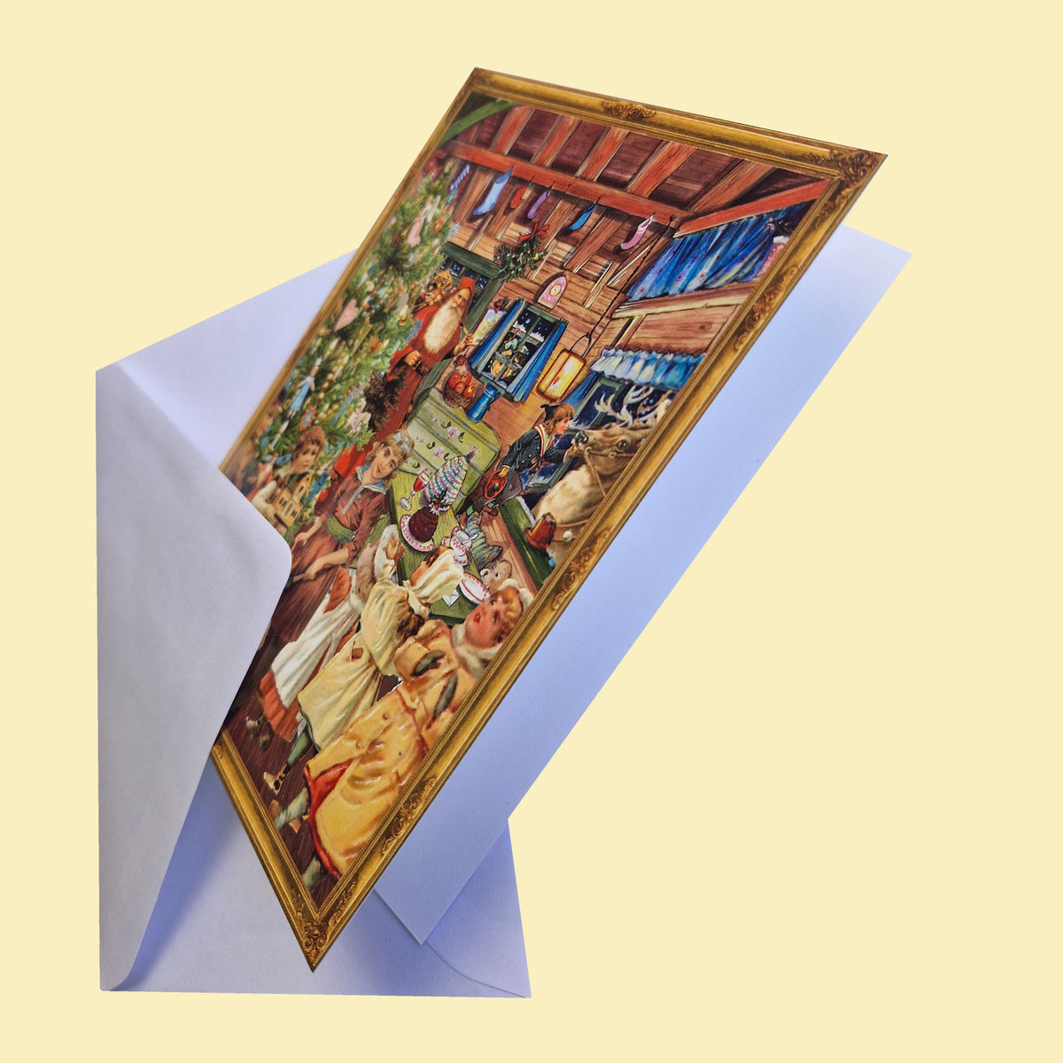Christmas card “Christmas Gift-Giving”