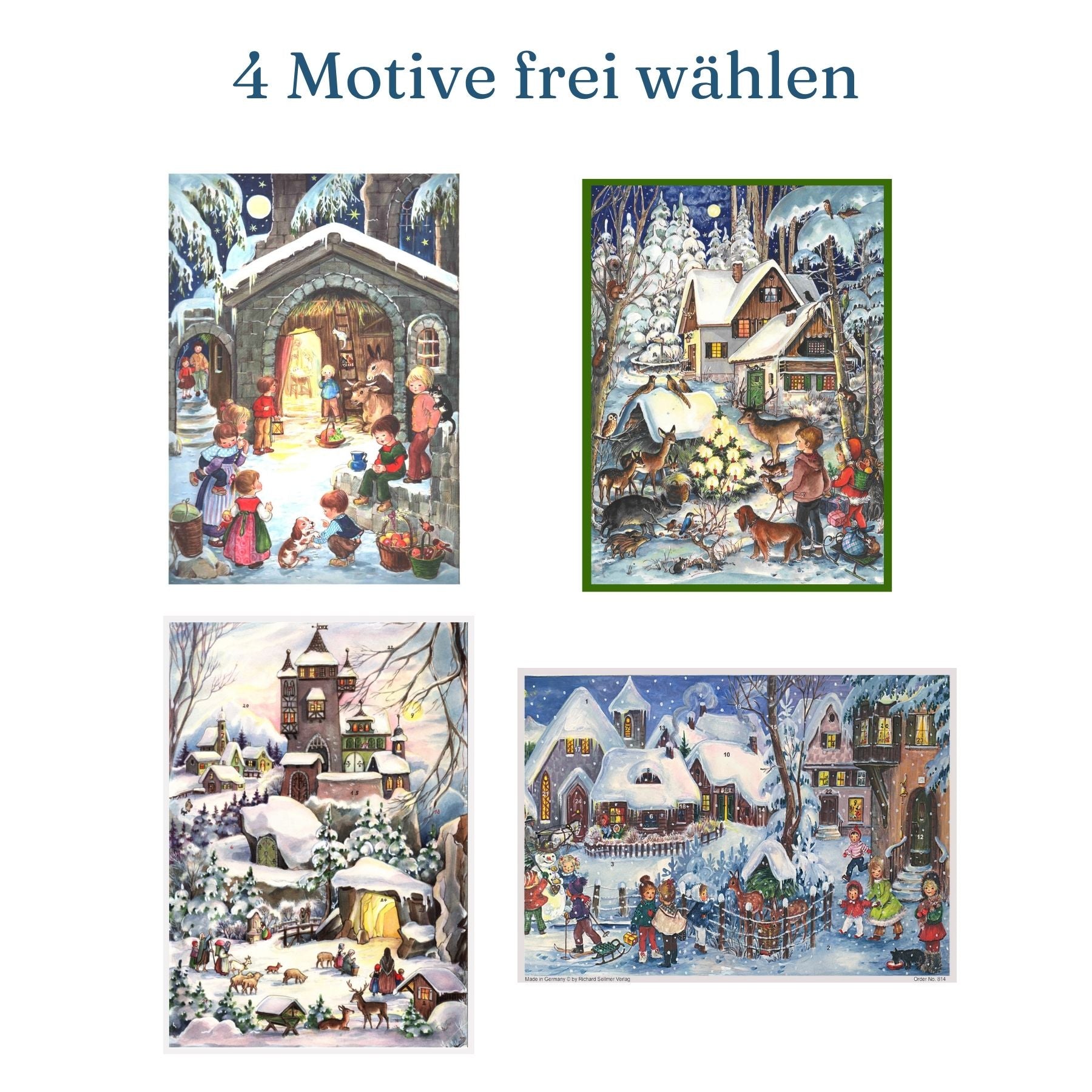 4er-Bundle A4 Adventskalender