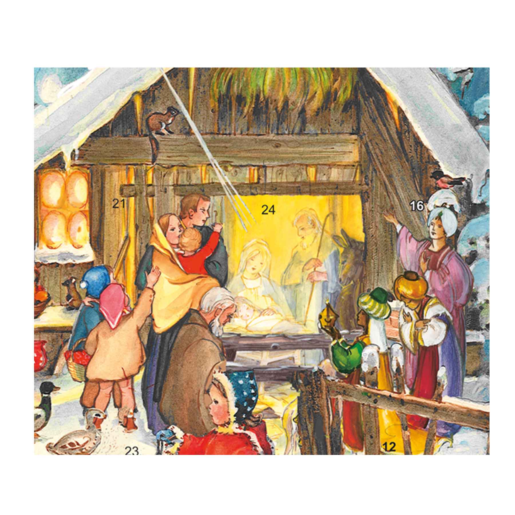 Chocolate Advent Calendar At the Stable - NEW