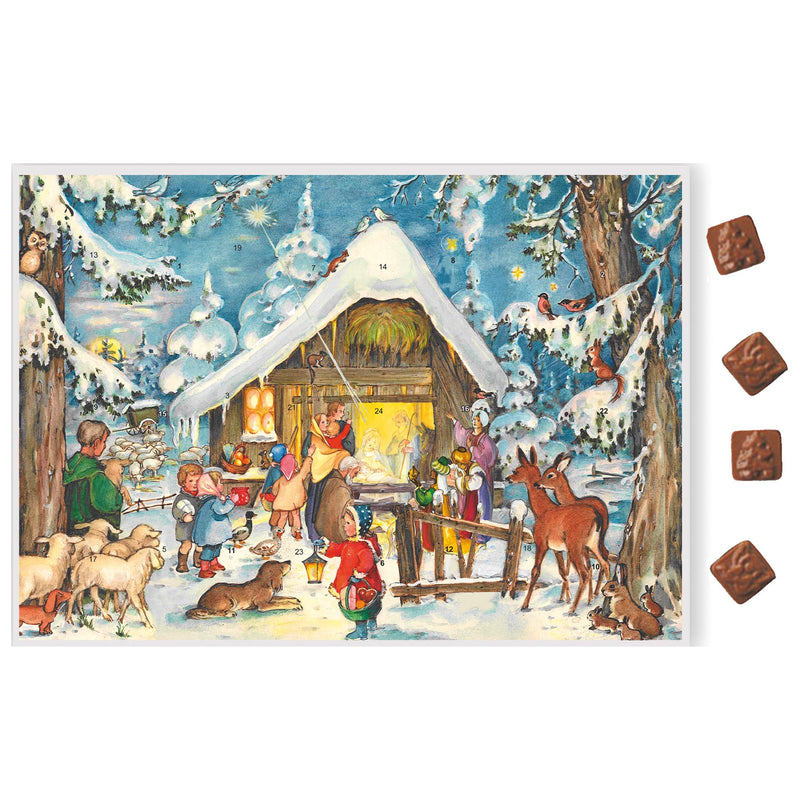Calendario de Adviento de Chocolate en el Establo - NUEVO