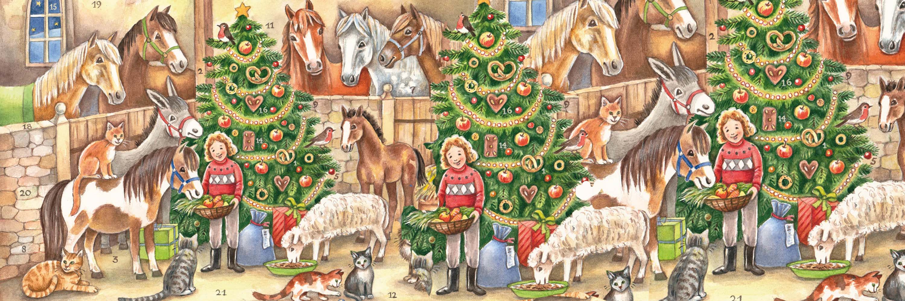 Banner Adventskalender für Kinder