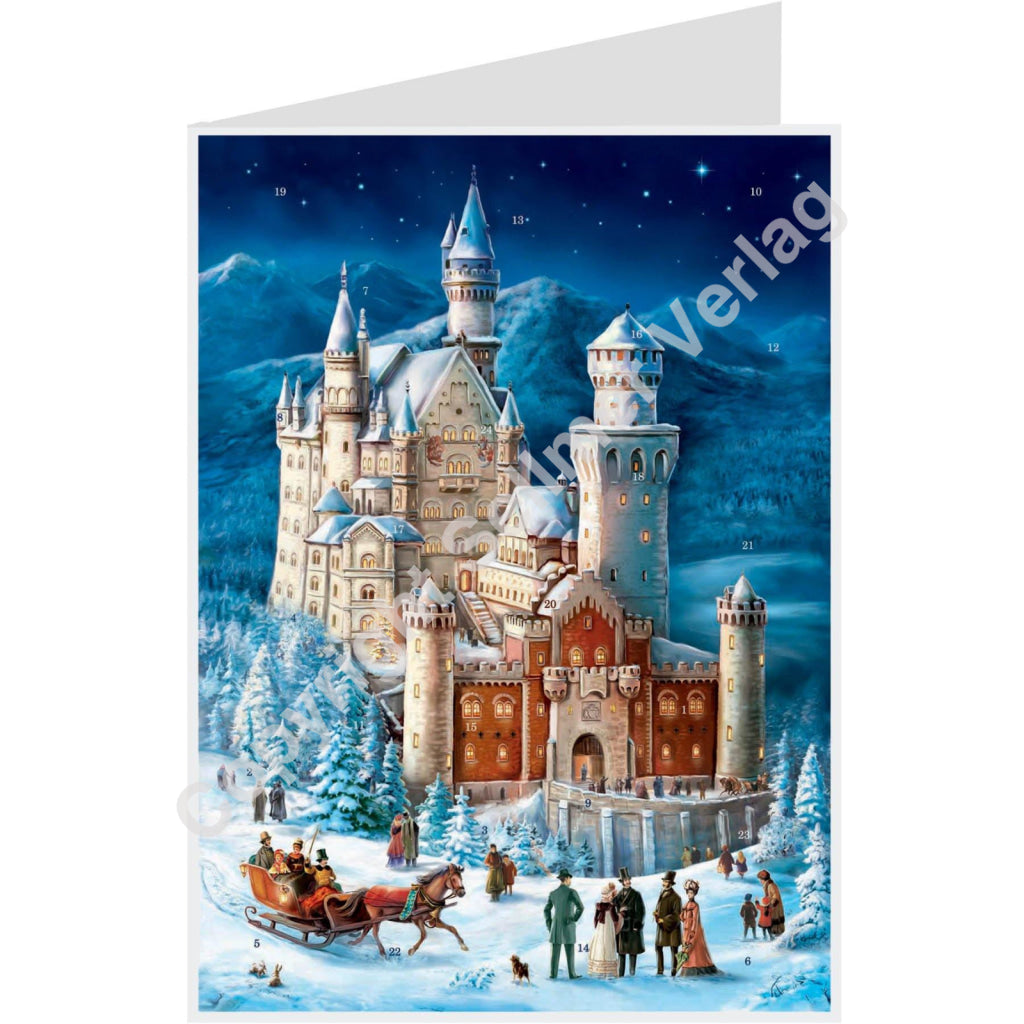 Postkarten-Adventskalender &quot;Neuschwanstein&quot; - Sellmer Adventskalender