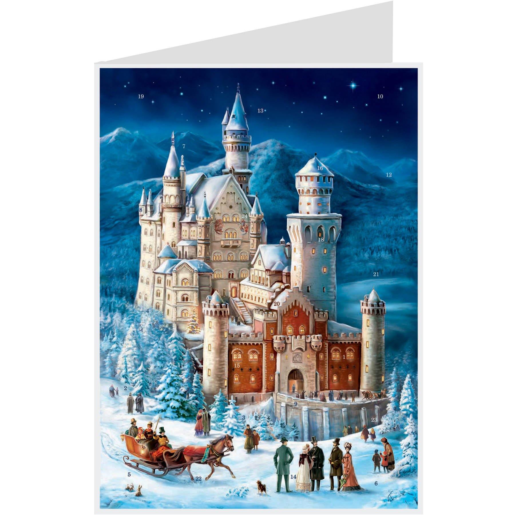 Postkarten-Adventskalender &quot;Neuschwanstein&quot; - Sellmer Adventskalender