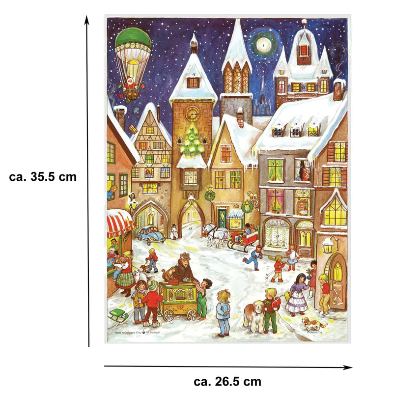 Adventskalender "Altstadt im Schnee" - Sellmer Adventskalender