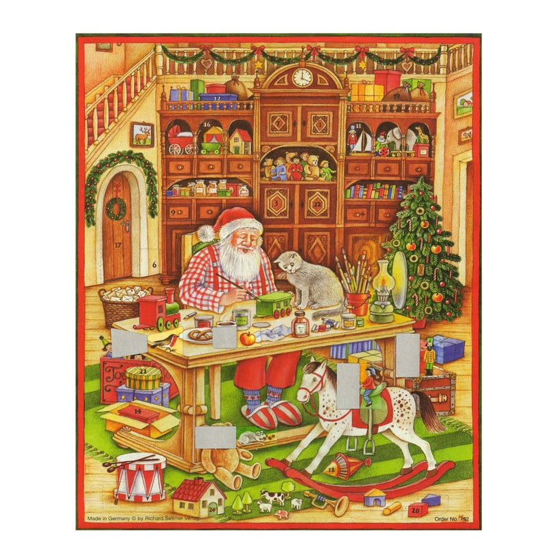 Adventskalender "Weihnachtsmann Werkstatt" - Sellmer Adventskalender
