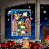 Adventskalender A4 "Kommt der Weihnachtsmann geflogen" - Sellmer Adventskalender
