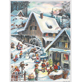 Adventskalender A4 "An der Mühle" - Sellmer Adventskalender