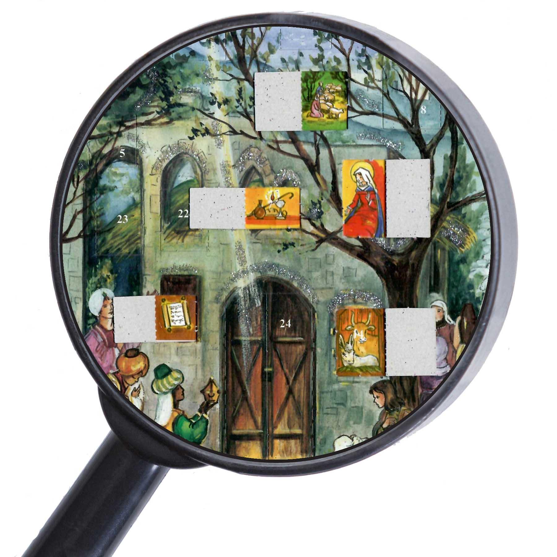 Adventskalender A4 "Stall von Bethlehem" - Sellmer Adventskalender aperçu miniature