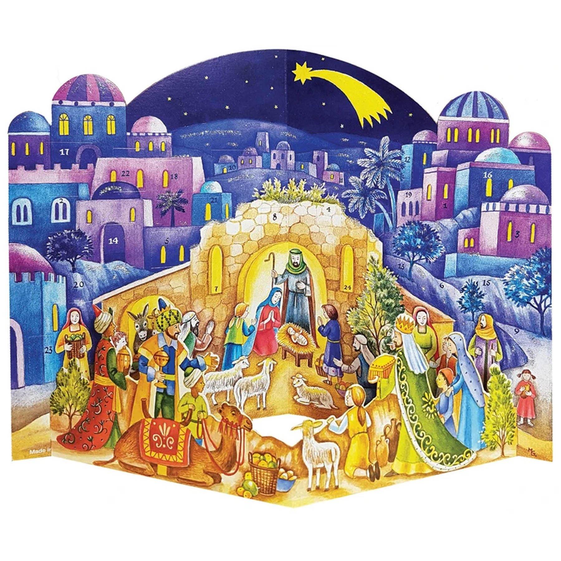 Adventskalender "An der Krippe" - Sellmer Adventskalender