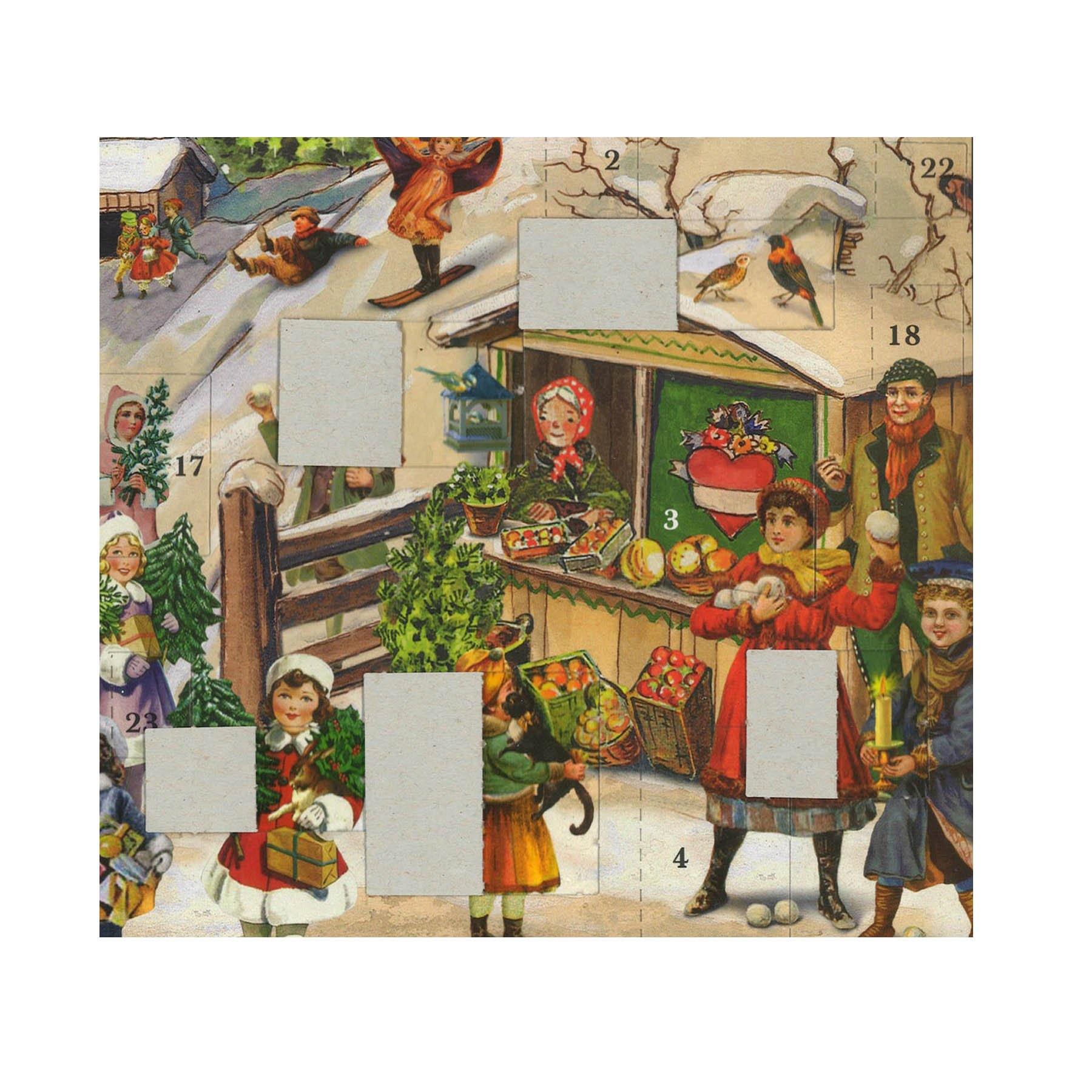 Adventskalender "Bergdorf im Schnee" - Sellmer Adventskalender