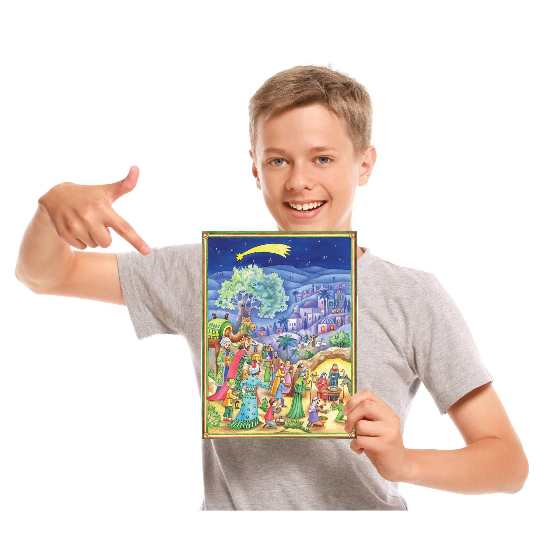 Adventskalender "Besuch an der Krippe" - Sellmer Adventskalender aperçu miniature