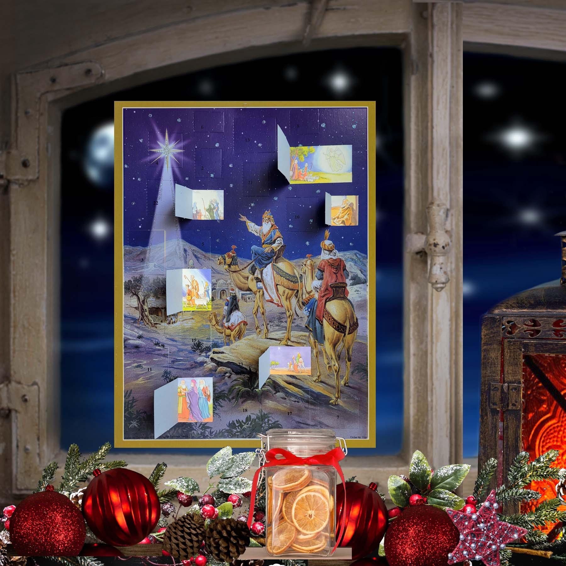 Adventskalender "Die heiligen drei Könige folgen dem Stern" - Sellmer Adventskalender